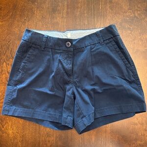 Crown & Ivy Blue Bermuda Shorts Casual Cotton Blend